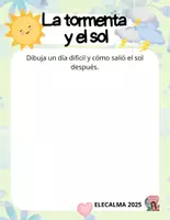 Vista previa - Manualidades / Dibujos para colorear - Pack 4 Mi Cuaderno de Emociones - página 3