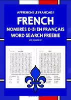 Vorschau - Arbeitsblätter - FRENCH NUMBERS 0-31 WORD SEARCH FREEBIE - Deckblatt