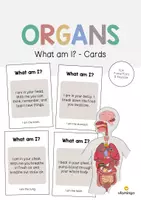 Vorschau - Aufgabenkarten - Organs: What am I? - Cards (Englisch) - Deckblatt