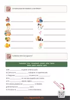 Vorschau - Spiele - Vokabel-Spiel "La familia y los amigos" inkl. Arbeitsblätter - Seite 1