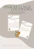 Vorschau - Arbeitsblätter - Countdown bis zum Schulanfang Waschbär - Deckblatt