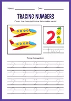 Попередній перегляд - Робочий зошит з англійської мови "Numbers workbook" - Сторінка 2