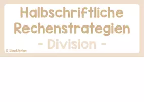 Vorschau - Poster - Halbschriftliche Division: Rechenstrategien im ZR 1000 - Merkplakat - Seite 2