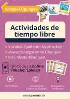 Vorschau - Spiele - Vokabelspiel "Actividades de tiempo libre" + Arbeitsblätter - Deckblatt