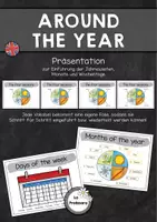 Vorschau - Präsentationen/Tafelbilder - Around the year - Einführungspräsentation (Rund ums Jahr) - Deckblatt