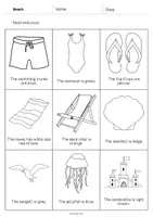 Vorschau - Mal- und Bastelvorlagen - BEACH: XXL Materialpaket für den Englischunterricht (Strand) - Seite 3