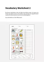 Vorschau - Arbeitsblätter - Beach: Vocabulary Worksheet 2 (Englisch) - Seite 1