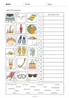 Vorschau - Arbeitsblätter - Beach: Vocabulary Worksheet 2 (Englisch) - Seite 3