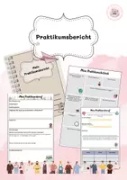 Vorschau - Arbeitsblätter - Praktikumsbericht / Betriebspraktikum - Deckblatt