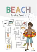 Vorschau - Stationenlernen - Beach: Reading Domino (Englisch) - Deckblatt