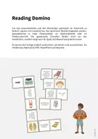Vorschau - Stationenlernen - Beach: Reading Domino (Englisch) - Seite 1