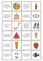 Vorschau - Stationenlernen - Beach: Reading Domino (Englisch) - Seite 3