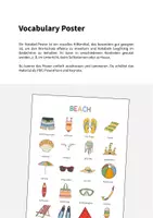 Vorschau - Poster - Beach: Vocabulary Poster (Englisch) - Seite 1