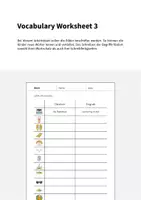 Vorschau - Arbeitsblätter - Beach: Vocabulary Worksheet 3 (Englisch) - Seite 1
