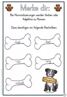 Vorschau - Arbeitsblätter - Arbeitsheft Nominalisierung von Verben und Adjektiven - Seite 2