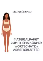 Vorschau - Arbeitsblätter - der Körper Wortschatzpaket mit Arbeitsblatt - wachsend - Deckblatt