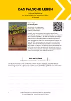 Vorschau - Arbeitsblätter - Unterrichtsmaterial zu Maja Nielsens Jugendbuch "Das falsche Leben" - Deckblatt