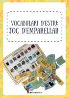 Vista previa - Tarjetas / Manipulativos - Vocabulari d'estiu: Emparellar paraula-imatge-definició - Portada