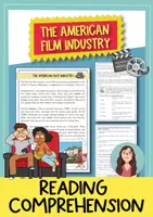 Vista previa - Hojas de trabajo - American film industry: reading comprehension + grammar (inglés) - Portada