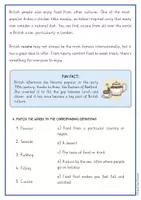 Vista previa - Hojas de trabajo - British favourite dishes: reading comprehension + grammar (inglés) - página 2