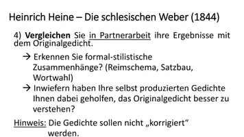 Vorschau - Stundenentwürfe - Die schlesischen Weber - Erschließung (UB, 10. Kl./EF, Note sehr gut) - Seite 3