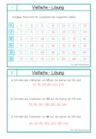Vorschau - Fördermaterial/Inklusion - Vielfache und Teiler - Freiarbeitsmaterial - Seite 2