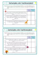 Vorschau - Aufgabenkarten - Sachaufgaben - Freiarbeitsmaterial - Seite 3