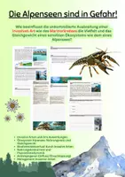 Vorschau - Stundenentwürfe - Der Mamorkrebs im Alpensee - invasive Arten (Sek II) - Deckblatt