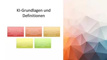 Vorschau - Präsentationen/Tafelbilder - Lehrerpräsentation: KI & neuronale Netze – 12-Folien-Paket für SEK II - Seite 1