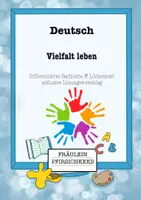 Vorschau - Arbeitsblätter - Vielfalt leben: differenzierte Sach- & Lückentexte - Deckblatt