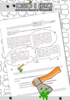 Vorschau - Arbeitsblätter - Vorbereitung DSD I SK - Probeprüfung "Gewalt in Videospielen" - Deckblatt