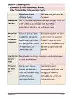 Vorschau - Arbeitsblätter - Fabelvergleich - Fuchs und Igel sowie Fuchs und Hahn - Seite 2