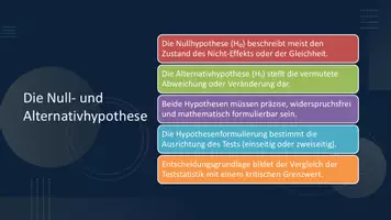 Vorschau - Präsentationen/Tafelbilder - Die Null- und Alternativhypothese - Präsentation MATHEMATIK - Seite 3
