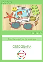 anteprima - Esercizi - Esercitazioni per le vacanze_Ortografia - Pagina di copertina