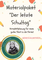 Vorschau - Arbeitsblätter - Materialpaket: "Der letzte Schultag" - Deckblatt