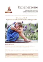 Vorschau - Stundenentwürfe - Psychische Erkrankungen im Kindes- und Jugendalter, 2-4 UE, Lernfeld 6: „Kinder, Jugendliche und junge Erwachsene bei der Bewältigung besonderer Lebenssituationen unterstützen“ - Deckblatt