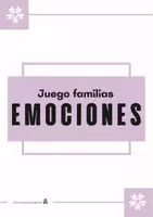 Vista previa - Tarjetas / Manipulativos - JUEGO FAMILIAS EMOCIONES - Portada