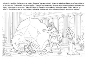 Vorschau - Mal- und Bastelvorlagen - Theseus die Geschichte mit Ausmalbilder - Seite 3