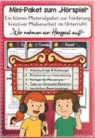 Vorschau - Stundenentwürfe - Ein Hörspiel planen und aufnehmen I Fachspezifische Leistung - Deckblatt