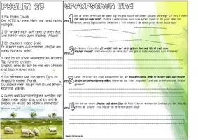 Vorschau - Stundenentwürfe - Psalm 23: Kreativ im Unterricht bearbeiten - Seite 2