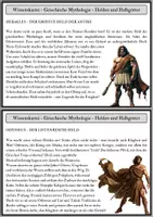 Vorschau - Stationenlernen - Griechische Mythologie - Helden und Halbgötter - Wissenskartei und Steckbriefe - Seite 3