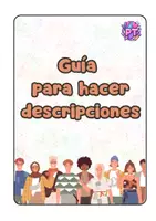 Vista previa - Tarjetas / Manipulativos - Guía para hacer descripciones de personas - Portada