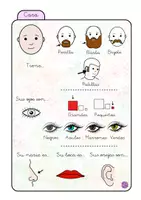Vista previa - Tarjetas / Manipulativos - Guía para hacer descripciones de personas - página 3