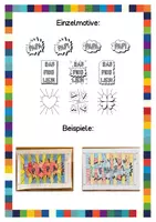 Vorschau - Mal- und Bastelvorlagen - Agamograph / Zickzackbild / Faltbild Vatertag - Seite 3