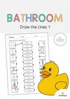 Vorschau - Arbeitsblätter - Bathroom: Draw the lines 1 (Englisch) - Deckblatt