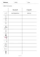 Vorschau - Arbeitsblätter - Bathroom: Vocabulary Worksheet 3 (Englisch) - Seite 2