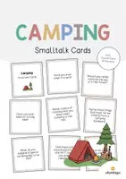 Vorschau - Spiele - Camping: Smalltalk Cards (Englisch) - Deckblatt