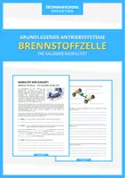 Vorschau - Arbeitsblätter - Technik - Brennstoffzelle - Deckblatt