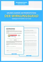Vorschau - Arbeitsblätter - Technik - Der Wirkungsgrad - Deckblatt