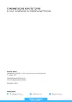 Vorschau - Arbeitsblätter - Technik - Synthetische Kraftstoffe (E-Fuels) - Seite 1